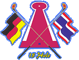 Minigolf 18-holes, German and Thai flag